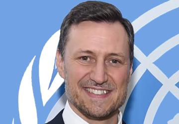 Photo officielle d'Arnaud Peral, le nouveau Coordonnateur résident en Tunisie.