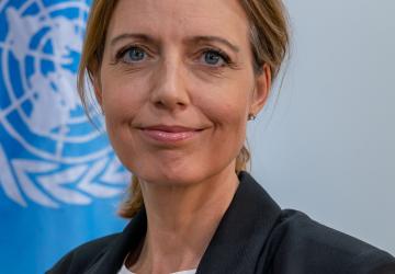 Official photo of the new appointed Resident Coordinator for Kazakhstan,Michaela Friberg.