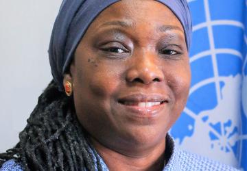 Official photo of the new appointed Resident Coordinator for Nepal, Sara Beysolow Nyanti.