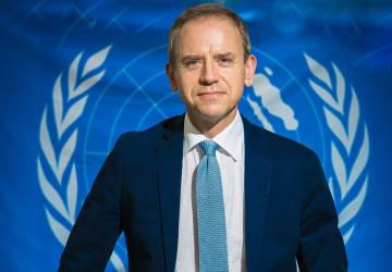 Official photo of the new appointed Resident Coordinator for Kenya, Stephen Jackson.