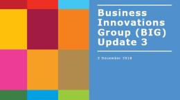 Cover shows BIG Update 3 title against a solid background by a grid of colourful rectangle grid.