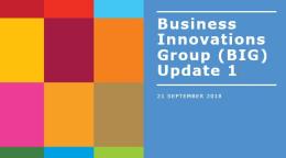 BIG Update 1 covers shows the title against a solid background and colourful grid of rectangles.