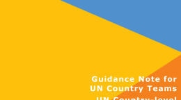 Cover shows the title over three diagonal triangle shapes with the UNSDG logo at the top right. 