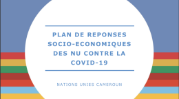 Cover shows the title in French in a white circle against a half solid blue and half colourful striped background.