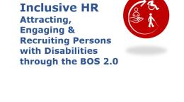 Title of Inclusive HR Services for the BOS, Additional Resources. An icon of inclusive HR services, UNSDG, and UNDIS.