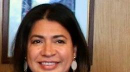 Imagen de primer plano de la Coordinadora Residente de las Naciones Unidas en Argentina, Claudia Mojica.