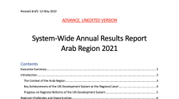 First page of the document with the title and table of contents