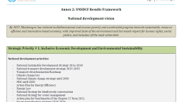 This document has a white background, and includes the logos of the UNCT and the Government to the top of the page.  It also includes the two multicoloured boxed with black text. 