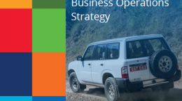 Cover with the title of the Practice Note and a UN SUV traveling in a dirt road.