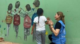 La ONU apoya la reintegración de las familias de los excombatientes en Colombia.