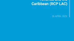 A blue coloured graphic with the UN logo and the title of a report in the center