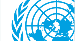 A cover of a UN document with a title on policy on integrated assessment and planning along with a large image of the UN logo