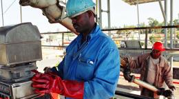 Workers in a factory in Ethiopia
