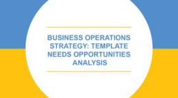 Portada del documento con un fondo azul y amarillo, y el título en inglés dentro de un círculo blanco.