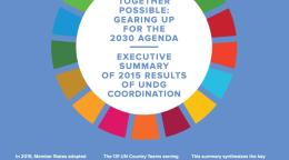 Portada del documento con la rueda de los ODS.