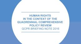 Portada del documento con un fondo azul y el título en inglés dentro de un círculo blanco.