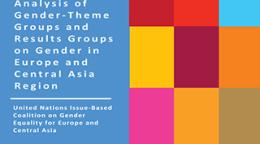 Portada del documento con un fondo azul y bloque de rectángulos con los colores de los ODS.