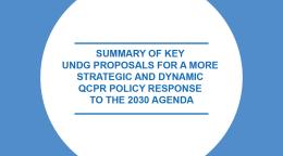 Portada del documento con un fondo azul y el título en inglés dentro de un círculo blanco.