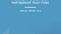 Portada del documento con un fondo azul y los logos del Banco Mundial y las Naciones Unidas.