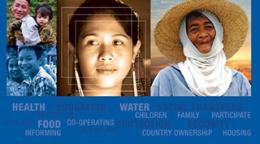 Portada del documento con un fondo azul, un collage de tres fotos y un cintillo blanco con los logos de las organizaciones que colaboran.