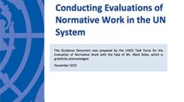 Portada del documento con un fondo blanco y el logo de la ONU en un espacio destacado, que acompaña al título del documento.