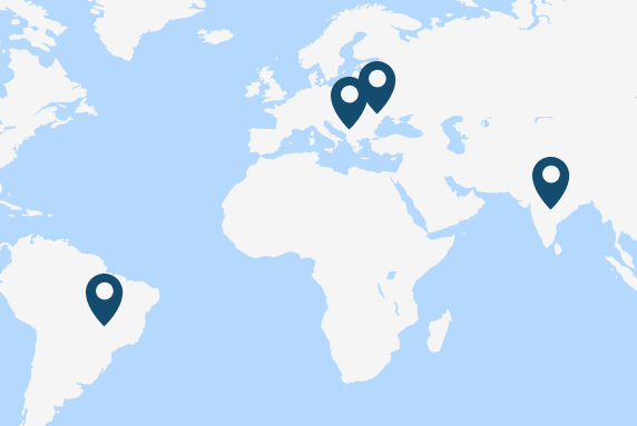 Brazil, Kosovo*, Moldova and India