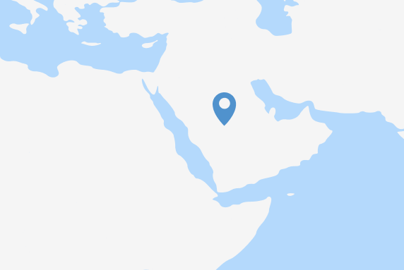 Map of Saudi Arabia