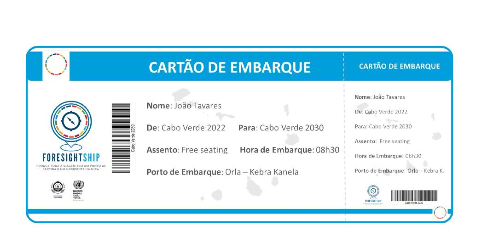 La misteriosa tarjeta de embarque para un crucero hacia el futuro.