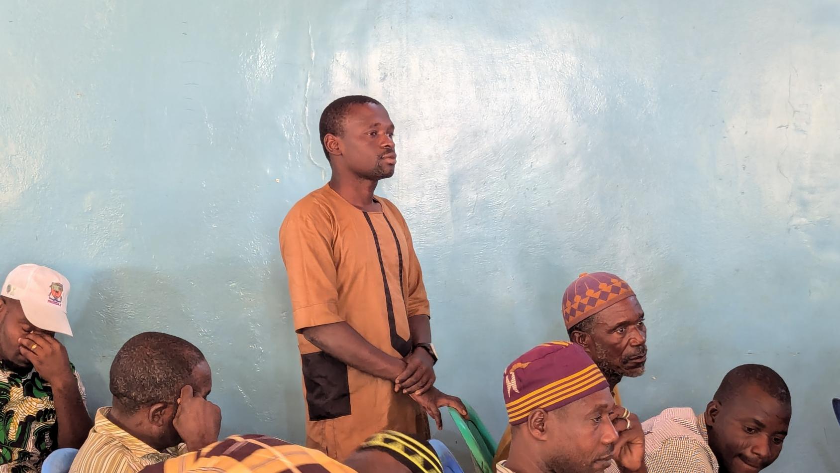 Norbert Sonkore, un agriculteur déplacé