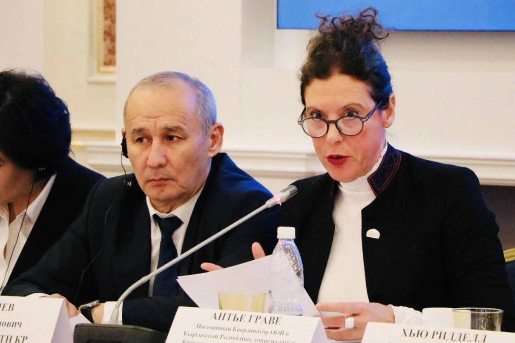 The RC is speaking at an event looking towards an audience that is not pictured