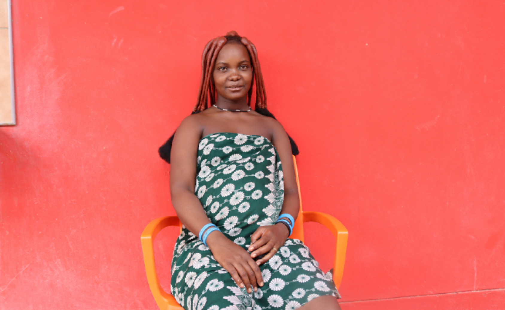 Кулиуа Маунду в предродильном отделении в Опуво, Намибия