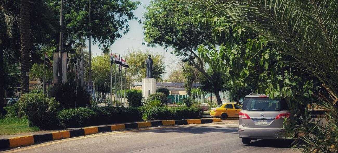 Una calle de la capital de Irak, Bagdad.