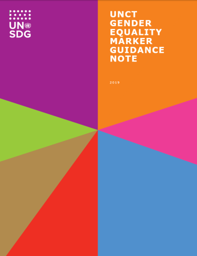 Cover of the UNCT Gender Equality Marker Guidance Note