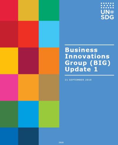 BIG Update 1 covers shows the title against a solid background and colourful grid of rectangles.