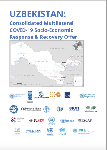 The cover shows the title above a map with the partner UN entities' logos underneath. 