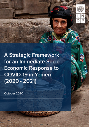 The cover shows an image of an elderly woman crouched on the ground hand-washing dishes, with the title of the report within a dark square overlay in front of the image.