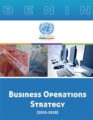 Portada del documento con un fondo azul y dos fotografías, acompañadas por el título del documento, el nombre del país y el logo de la ONU.