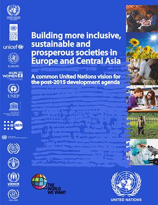 Portada del documento con un fondo azul marino, una serie de logos de entidades colaboradoras y una tira de fotografías.