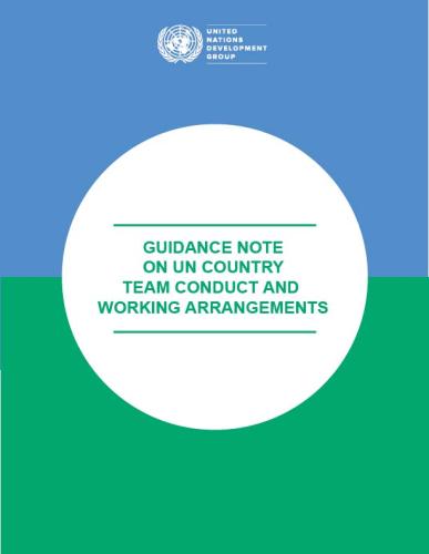 Portada del documento con fondo azul y verde.