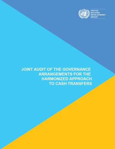 Portada del documento con triángulos en dos tonos de azul y amarillo.