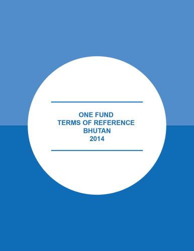 Portada del documento con un fondo en dos tonos de azul y el título en inglés dentro de un círculo blanco.