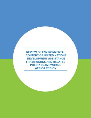 Portada del documento con fondo azul y verde.