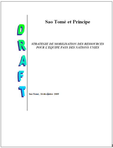 Portada del documento con fondo blanco y la palabra borrador escrita en inglés.