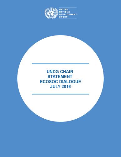 Portada del documento con un fondo azul y el título en inglés dentro de un círculo blanco.