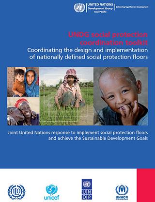 Portada del documento con un fondo azul, un collage de cuatro fotos y un cintillo blanco con los logos de las organizaciones que colaboran.