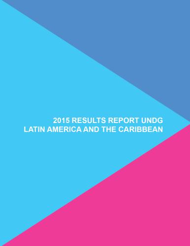 Portada del documento con tres triángulos de color en dos tonos de azul y magenta.