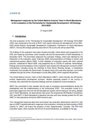 管理层对联发援框架/合作框架评价的答复