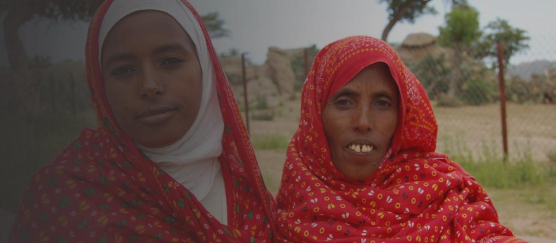 Sherifa (left) and Amna (right) – two of Geleb Health Facility’s committed community health workers.